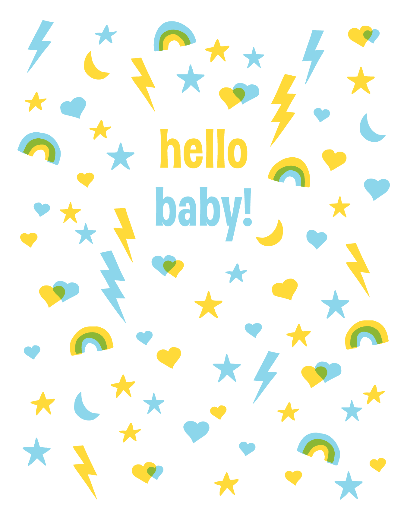 Busy Baby Blue