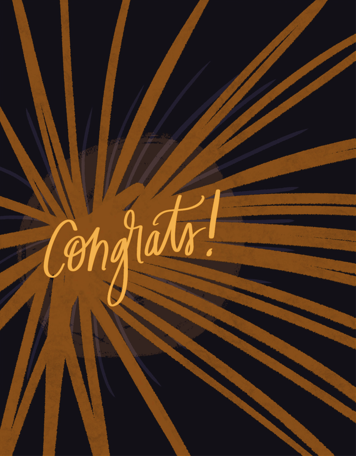 Beaming Congrats