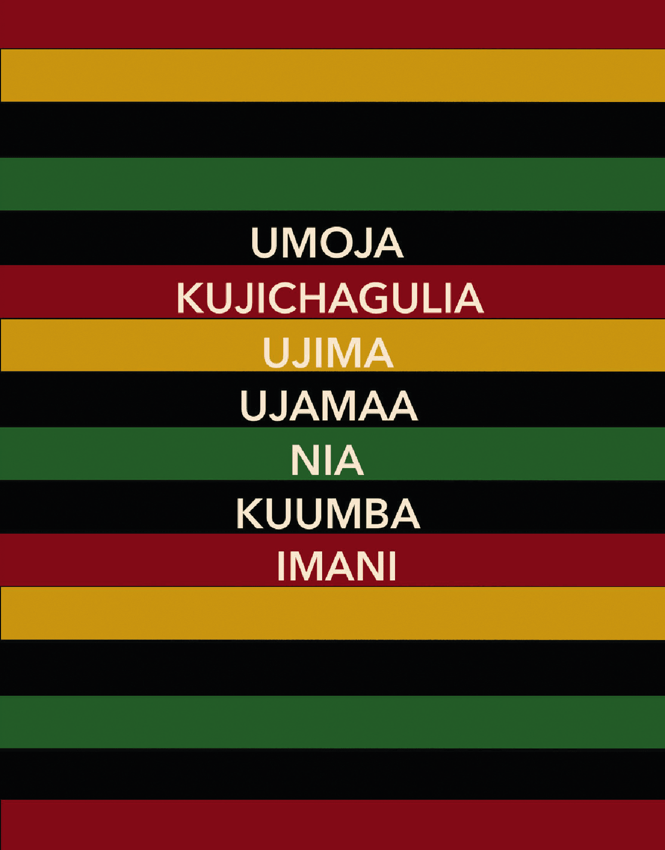 Kwanzaa Stripes