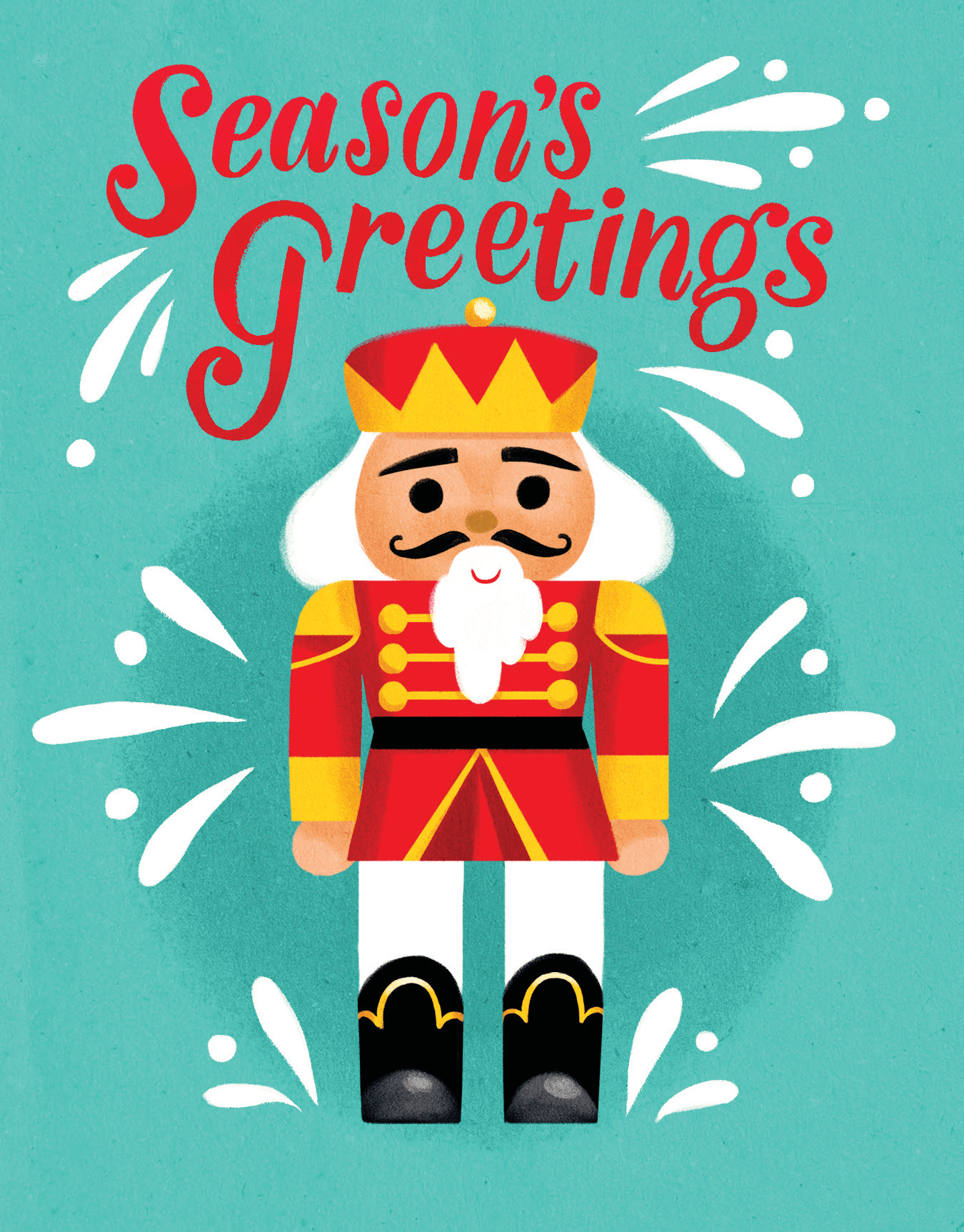 Season's Greetings Nutcracker