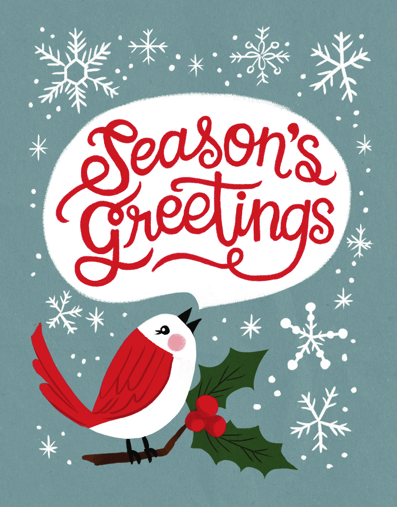 Season's Greetings Robin
