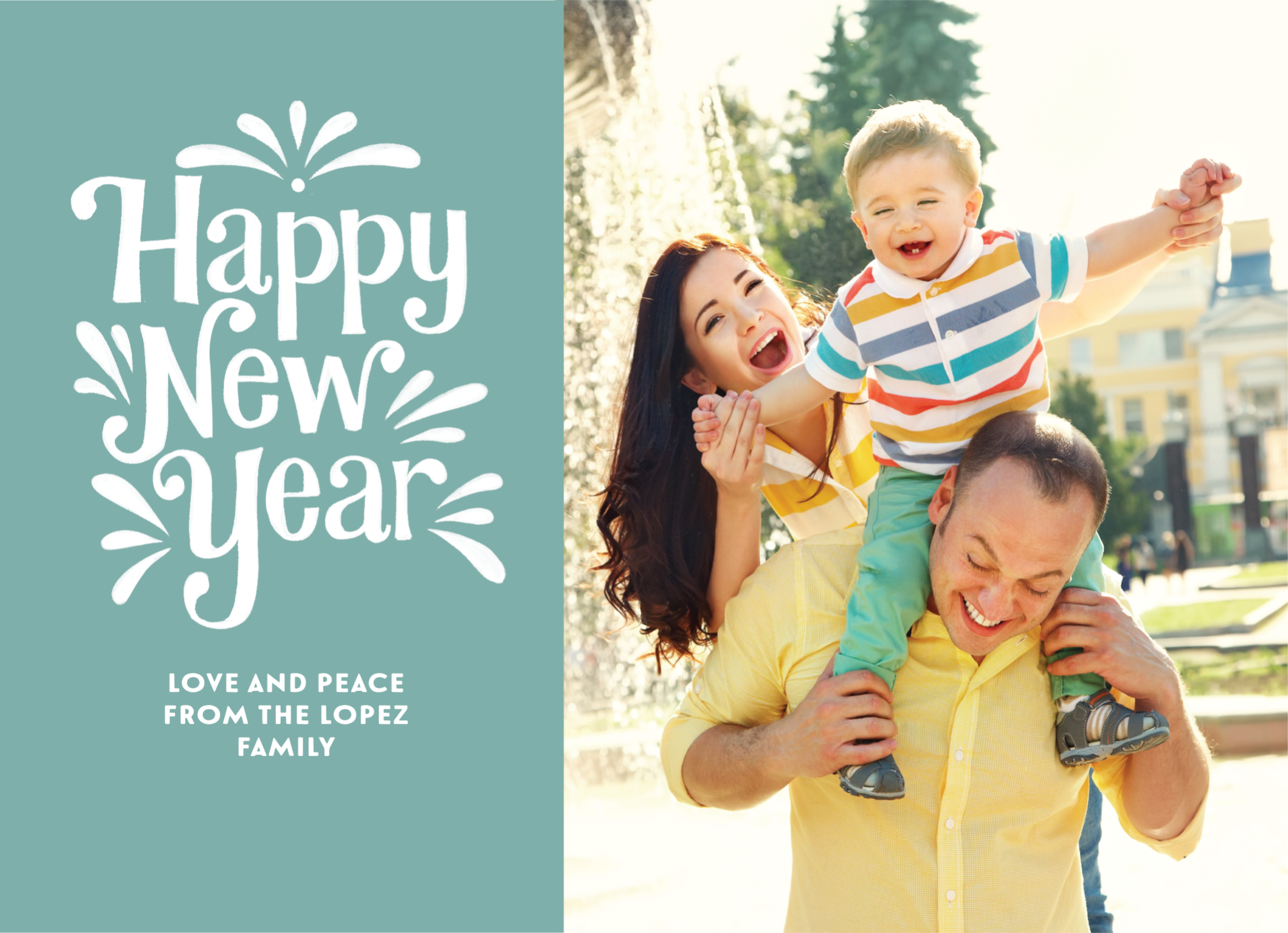 Happy New Year Flourish