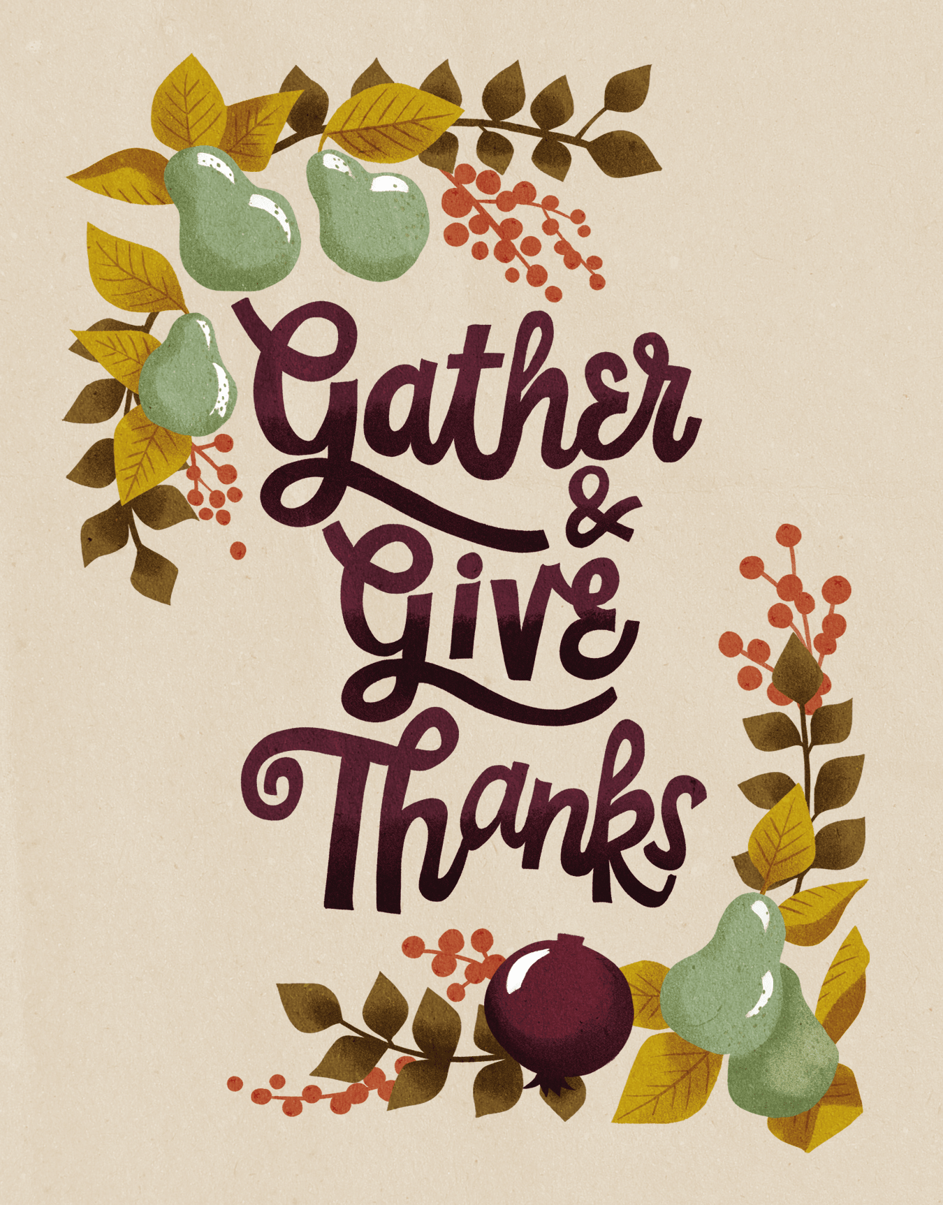 Gather And Give Thanks