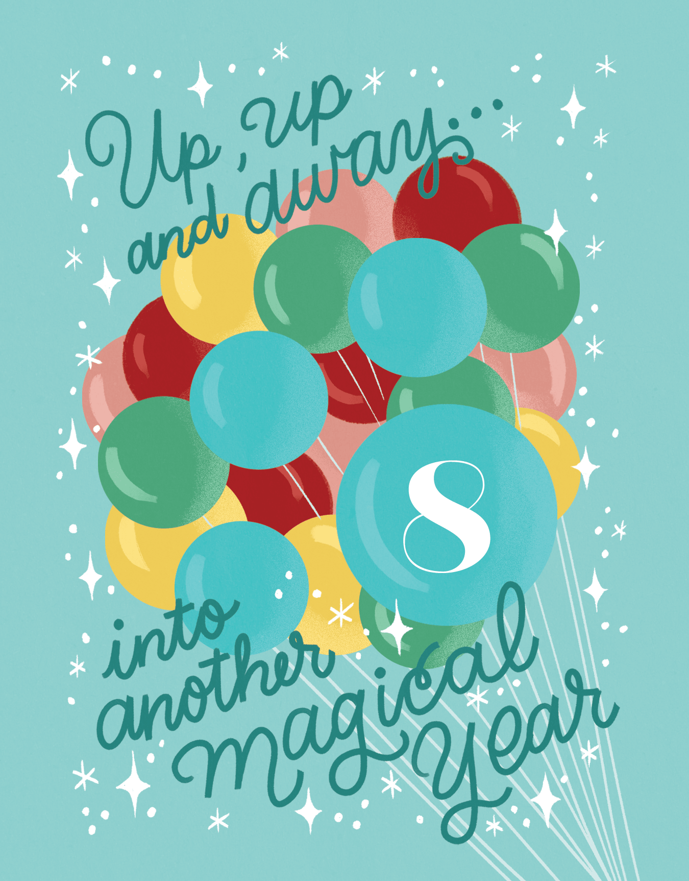 Custom Age Balloon Birthday