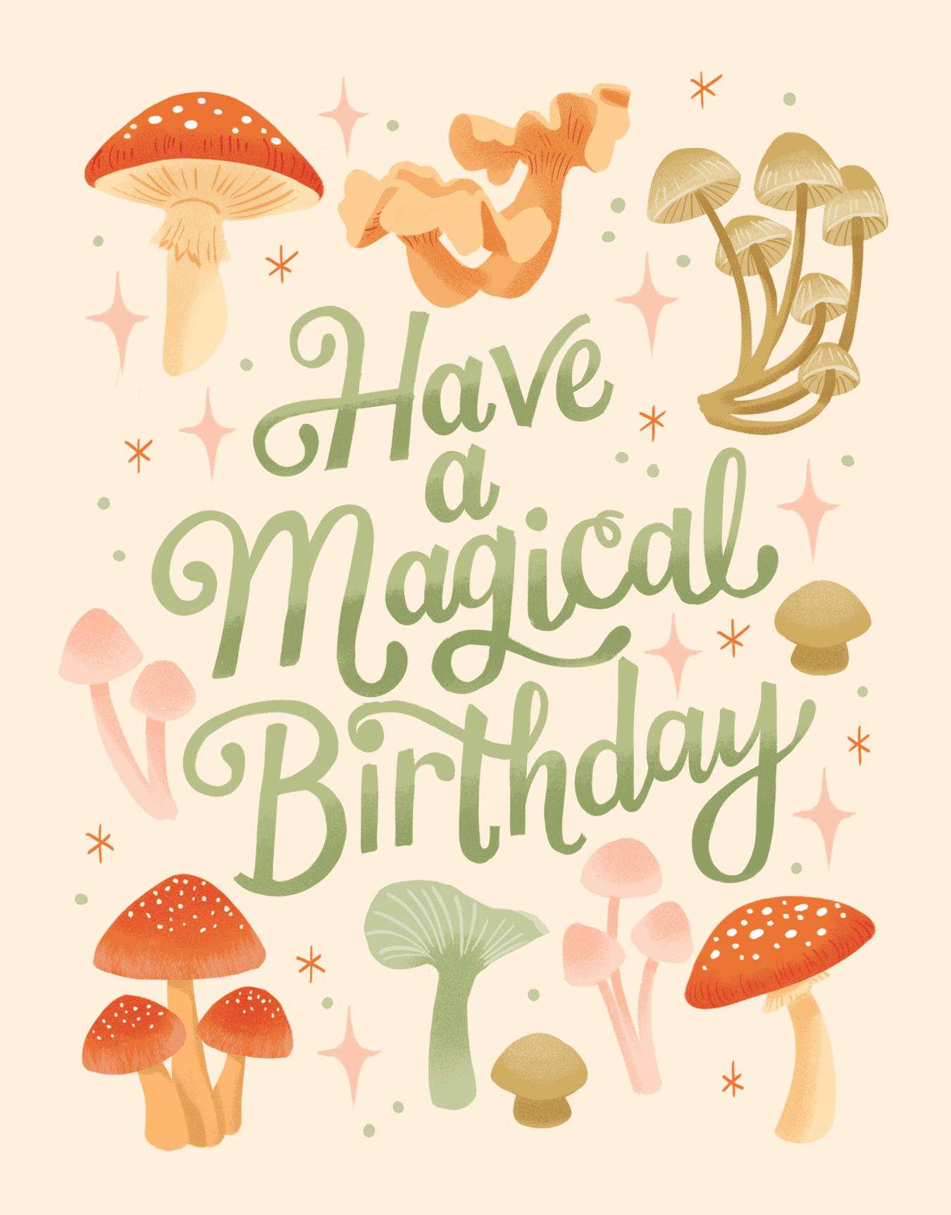 Mushroom Birthday