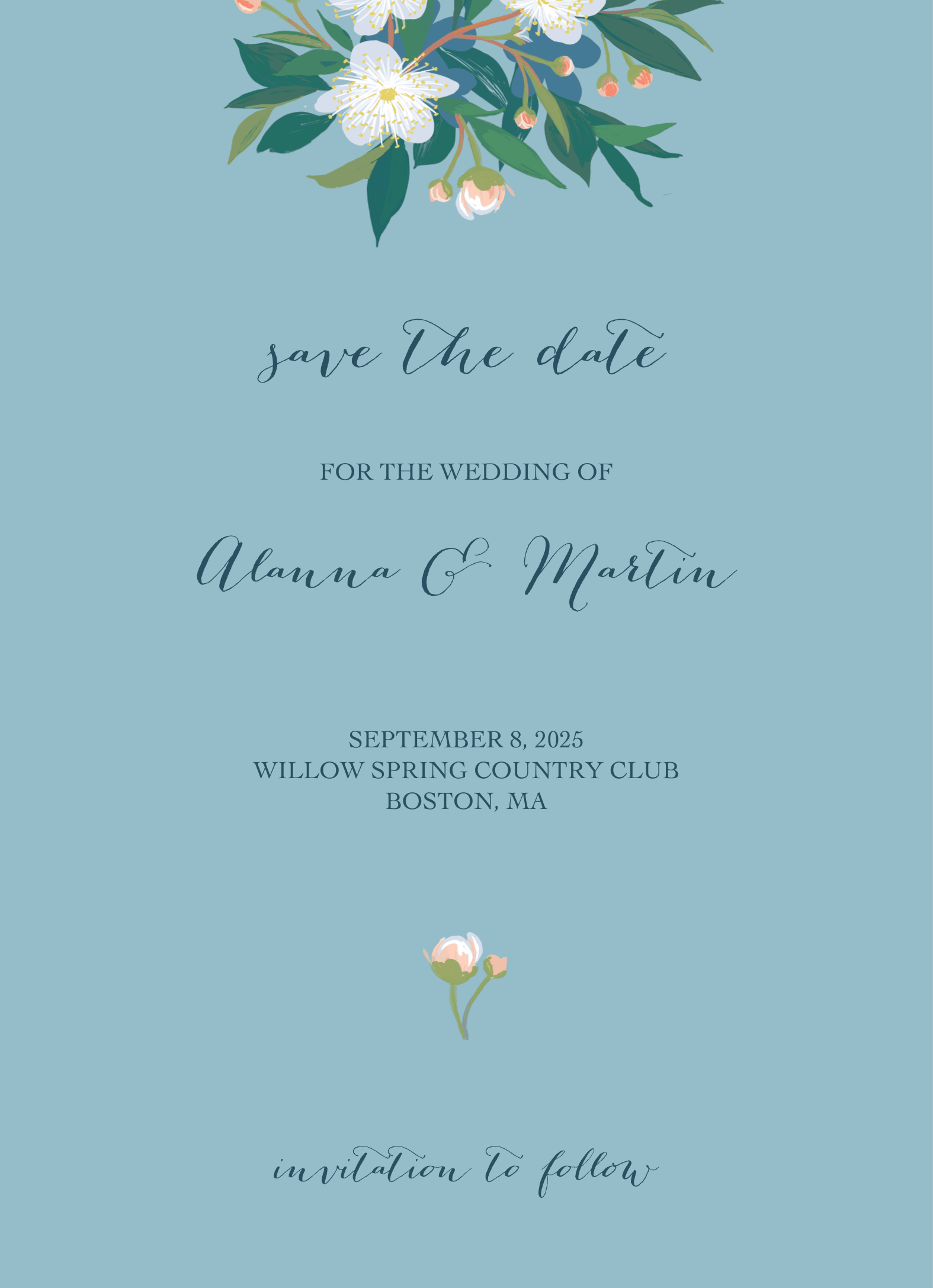 Myrtle Save The Date