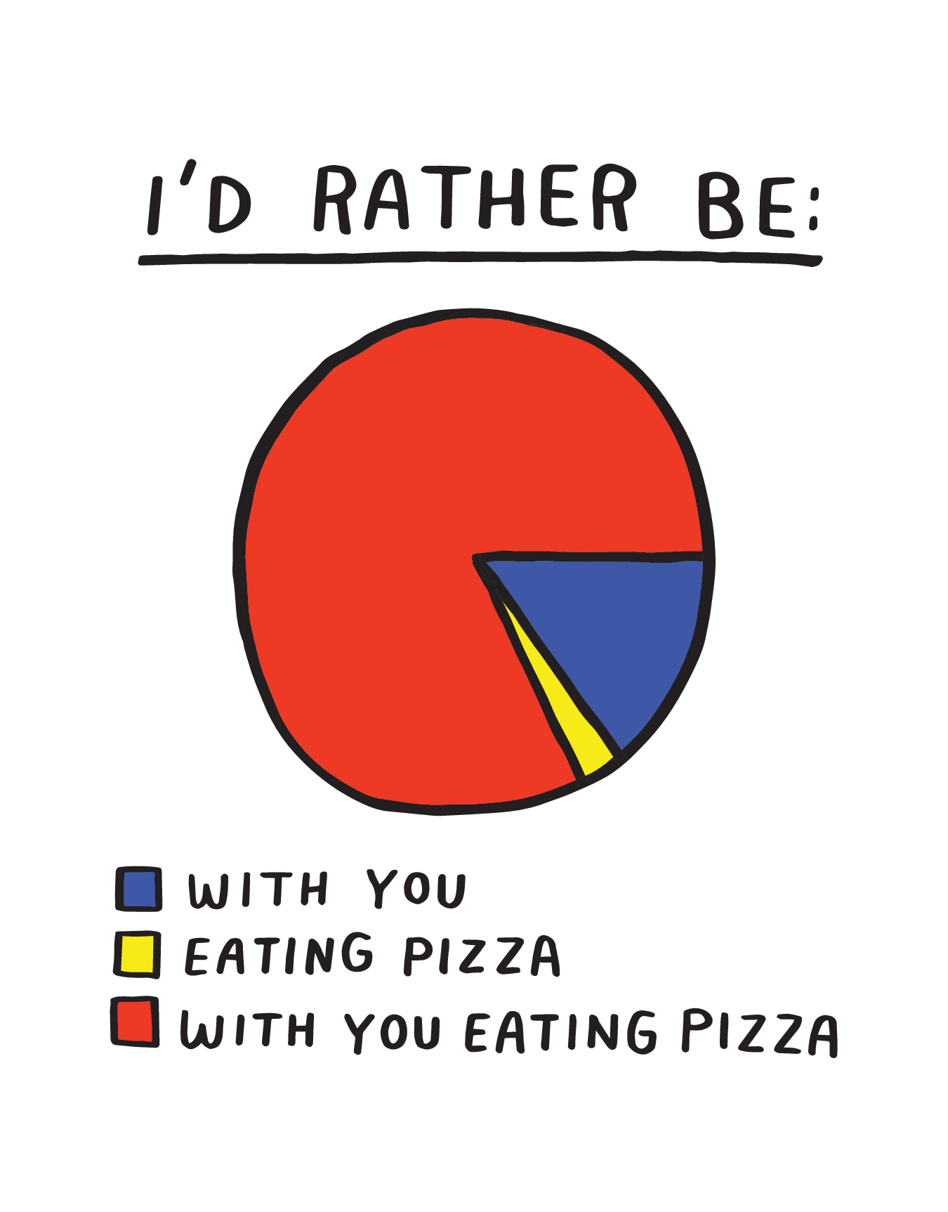 Eating Pizza