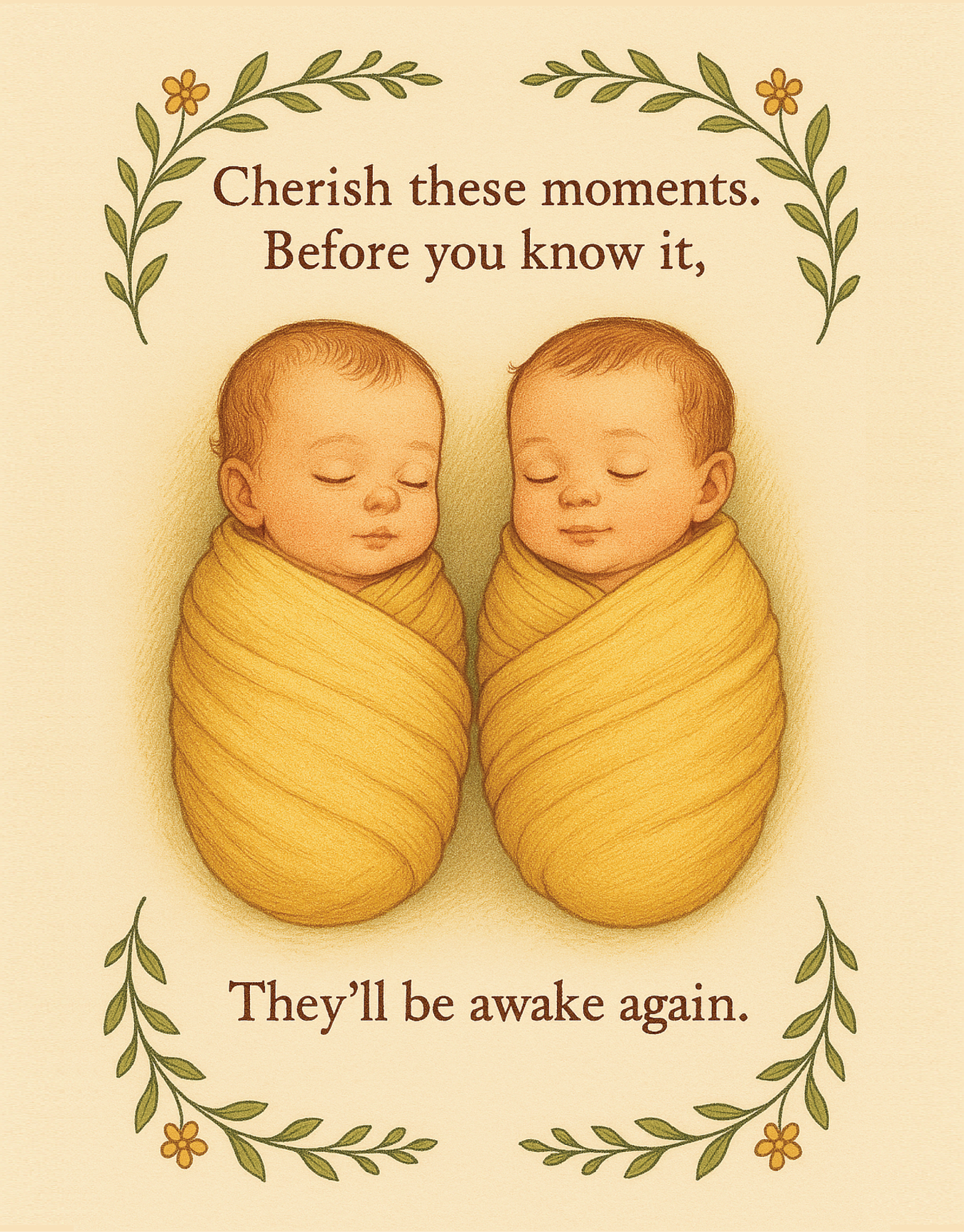 Cherish These Moments Twins