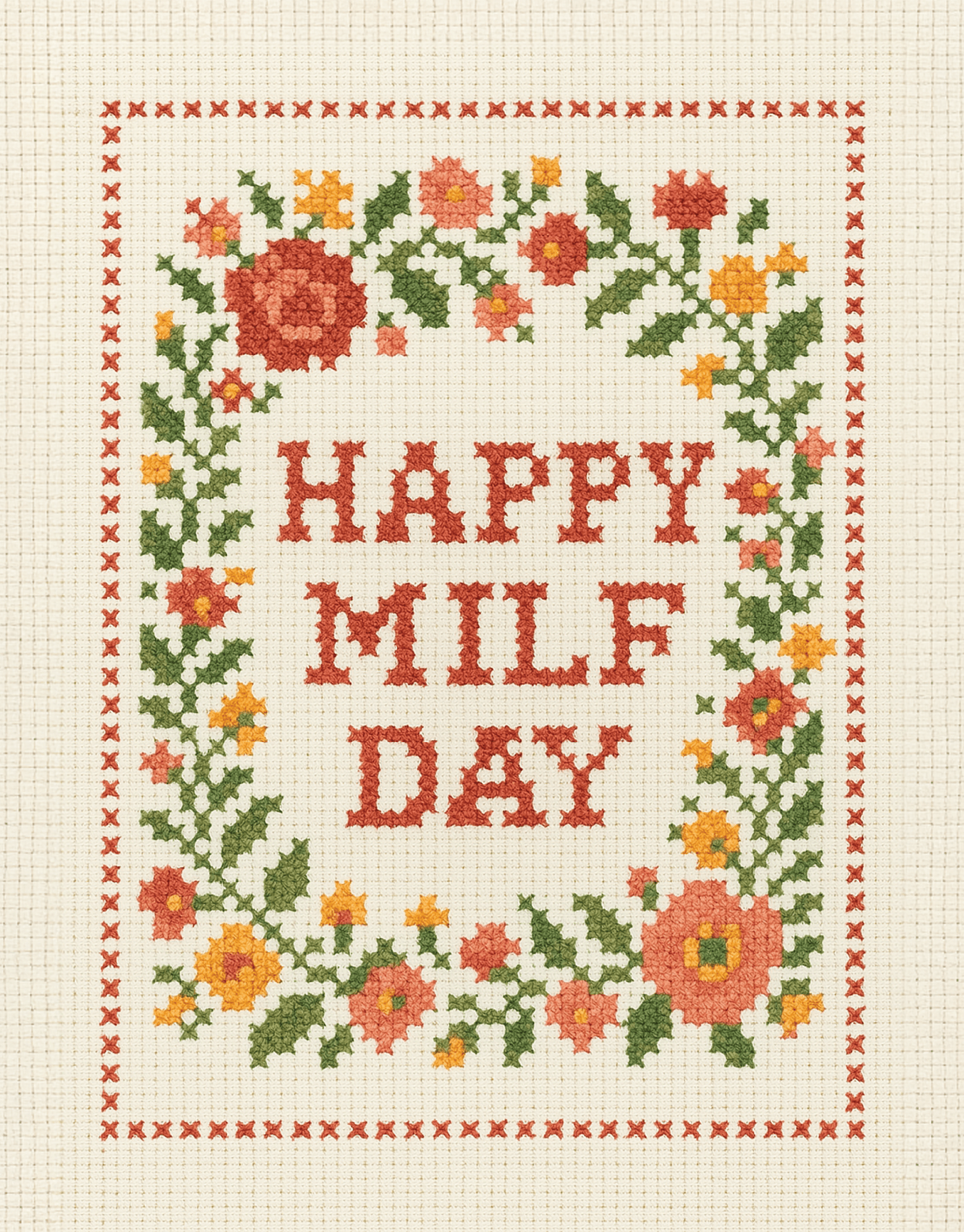 MILF Cross Stitch