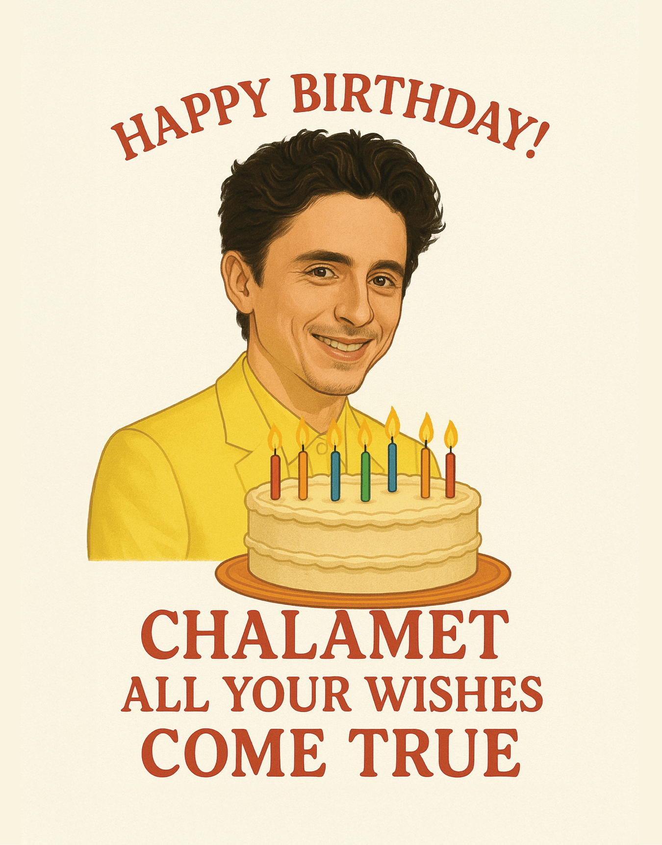 Chalamet Cake