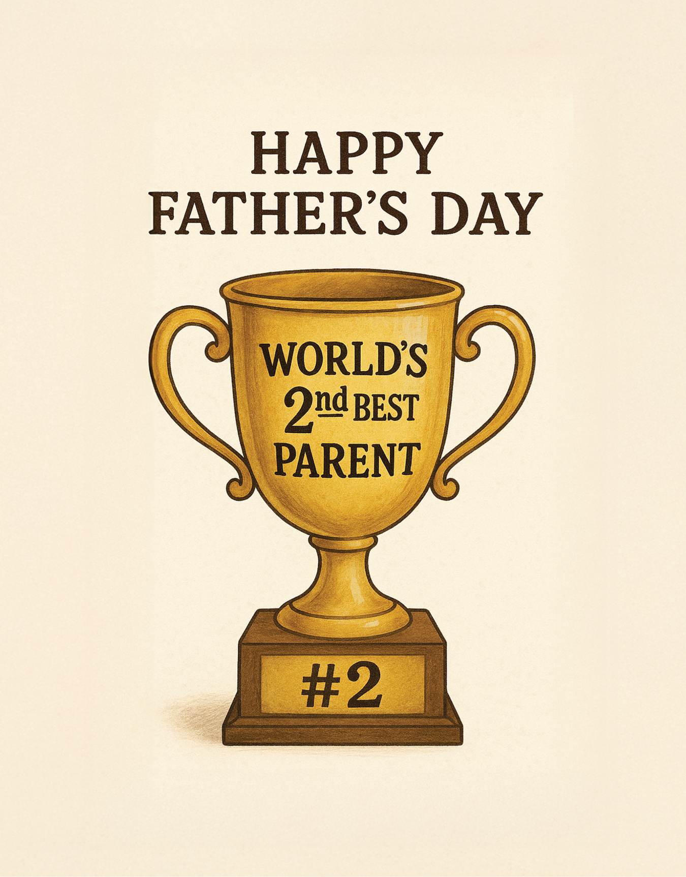 Father's Day #2 Trophy