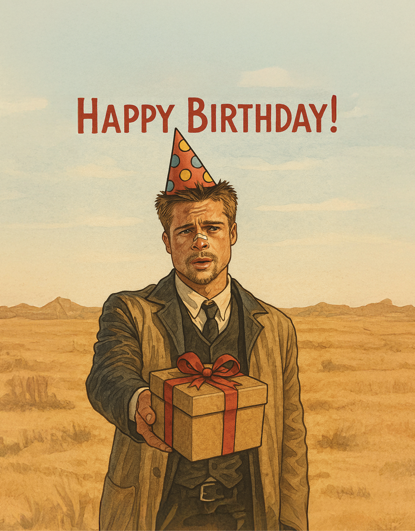 Brad Pitt Birthday Box