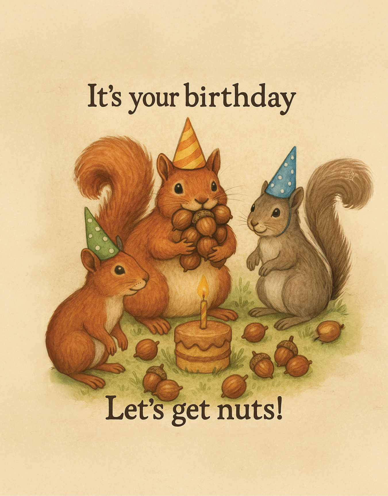 Squirrel Birthday