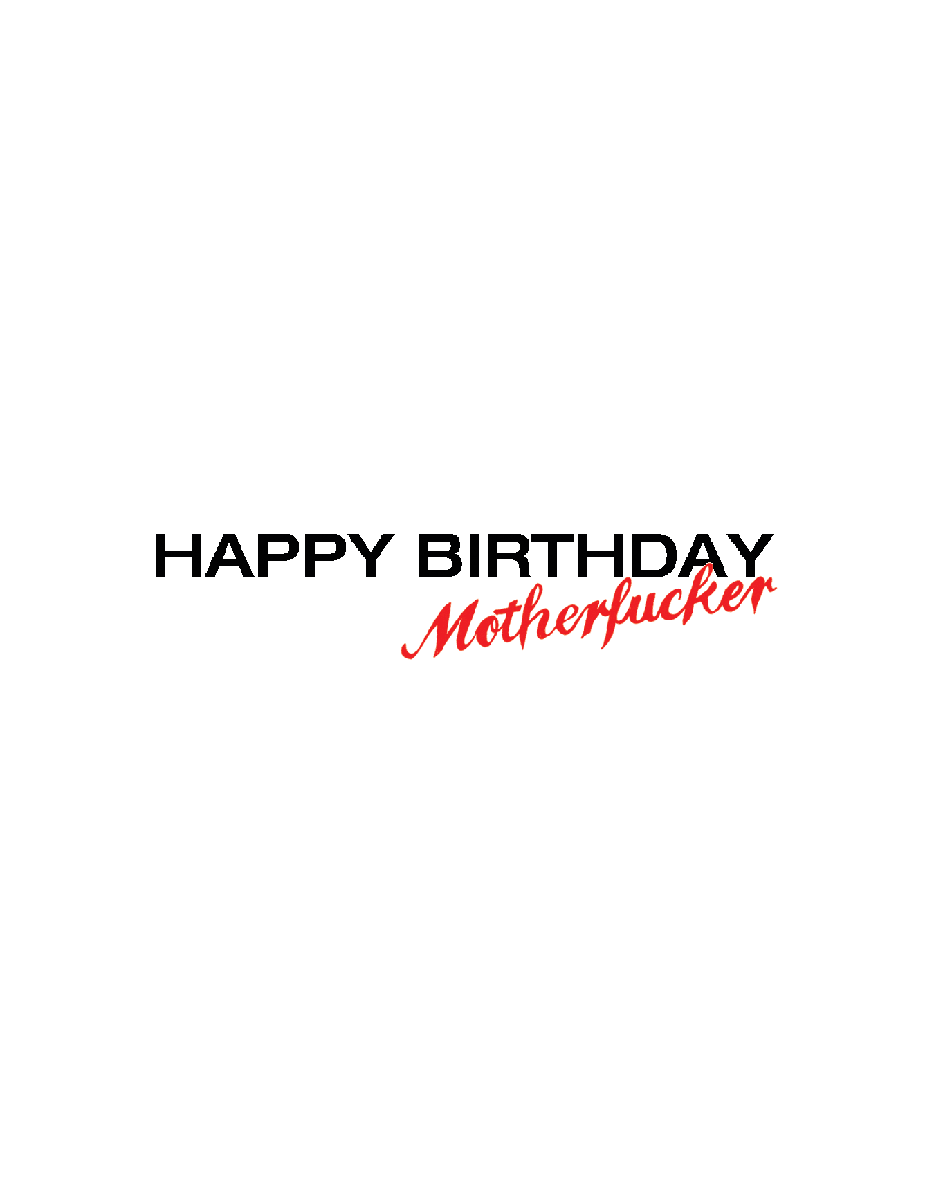 Happy Birthday M'Fer