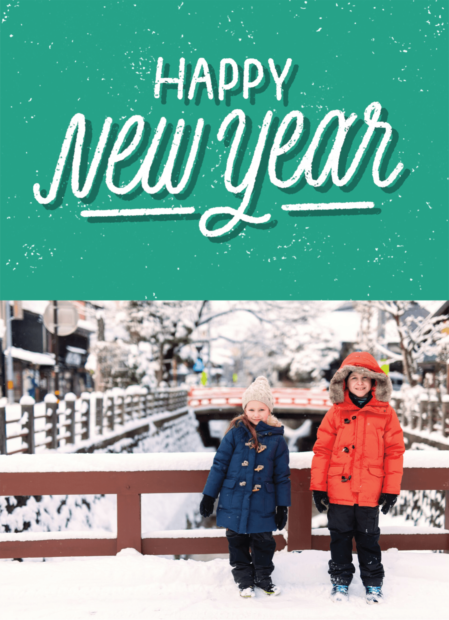 Happy New Year Green