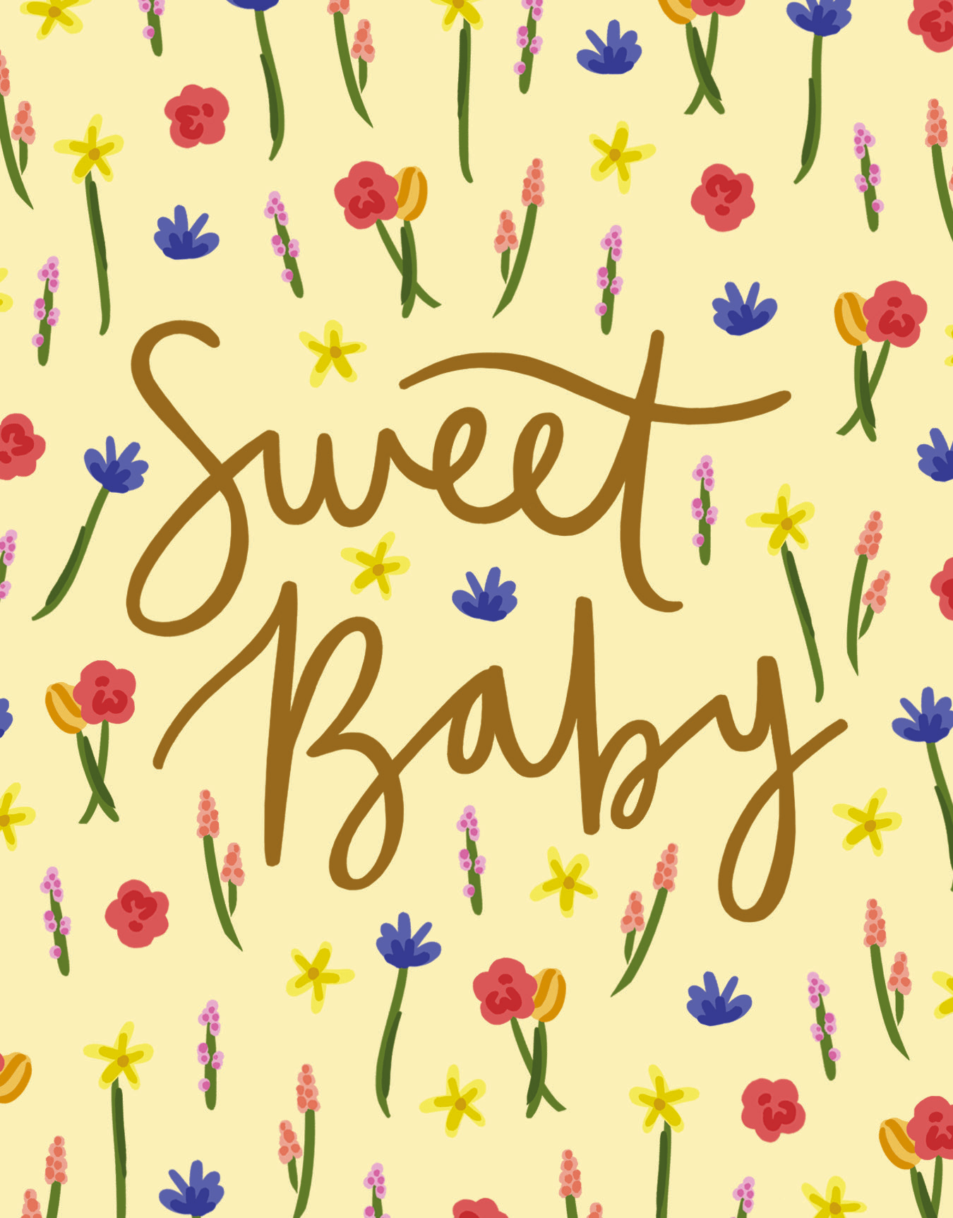Floral Sweet Baby