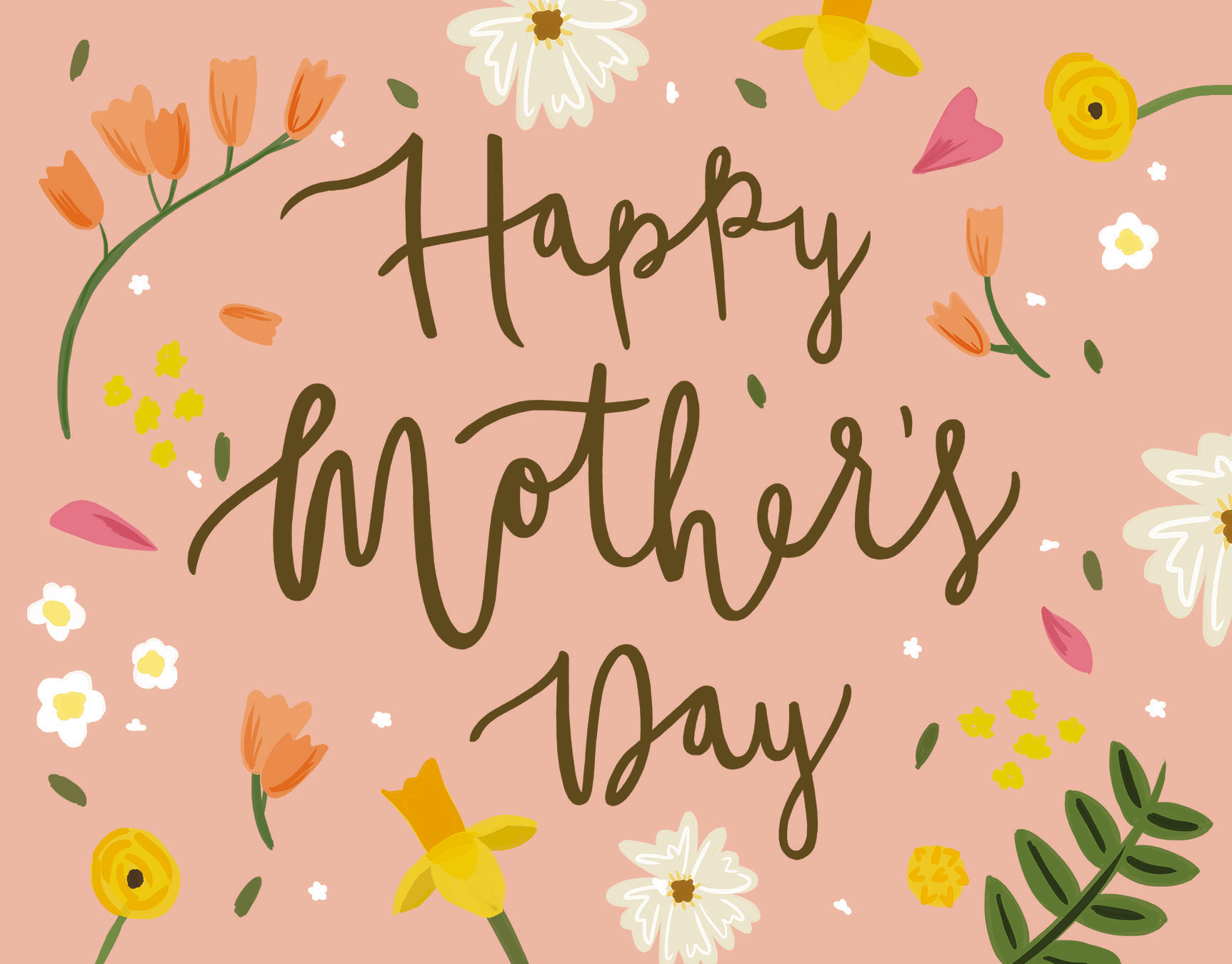 Peach Mother's Day