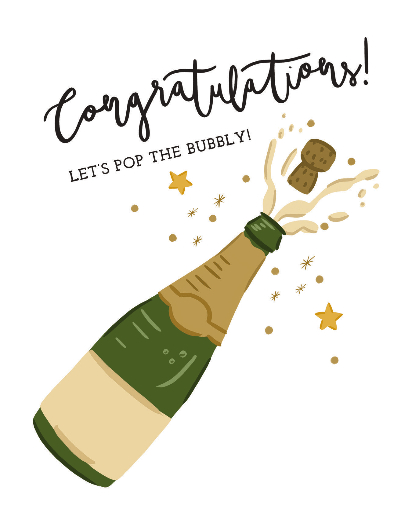 Bubbly Congrats