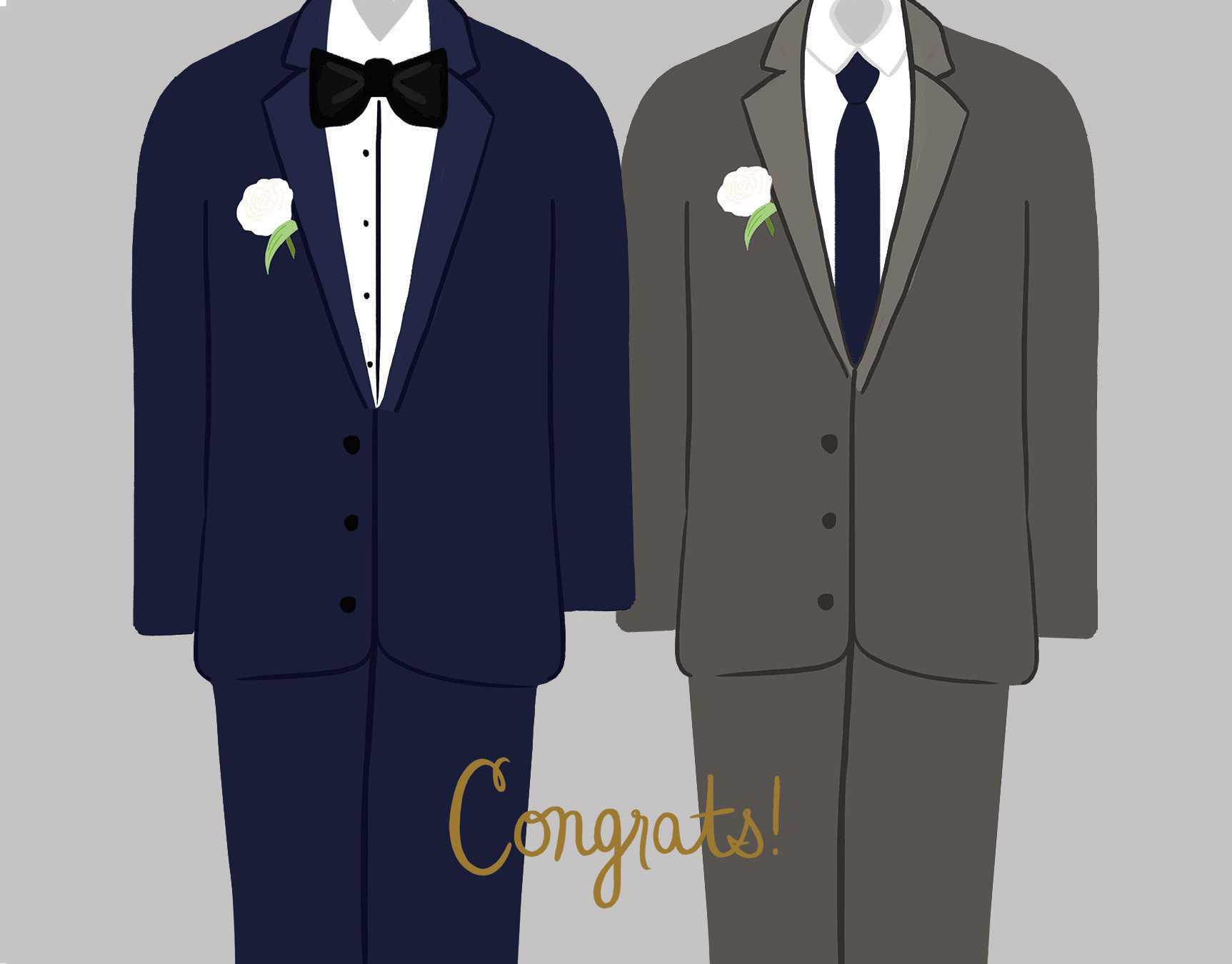 Grooms Congrats