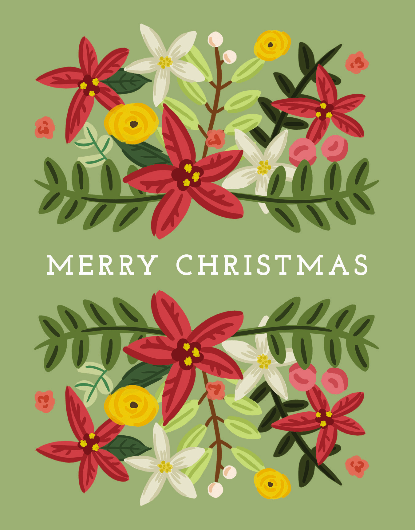 Floral Christmas