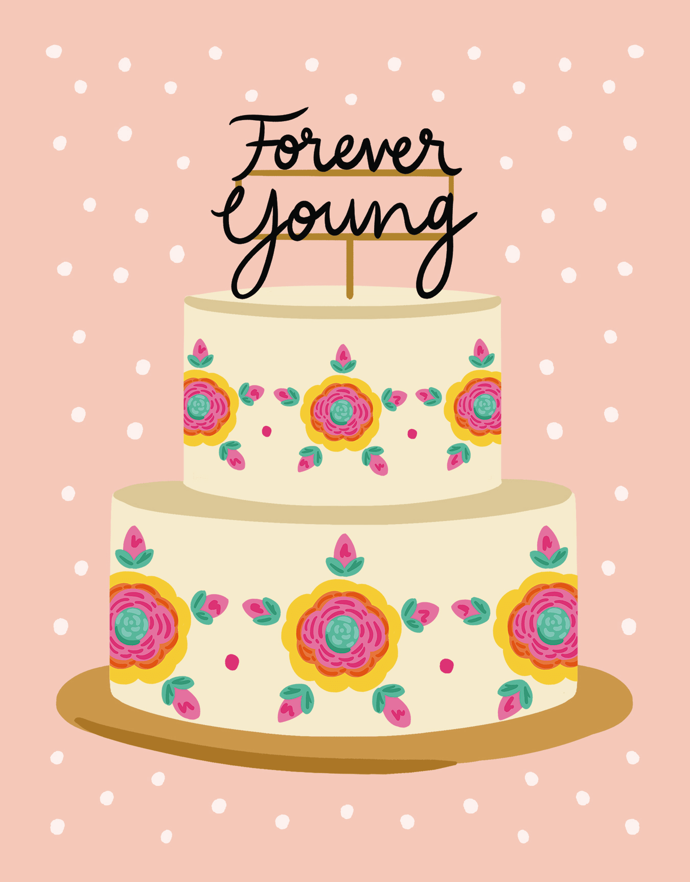Forever Young Cake