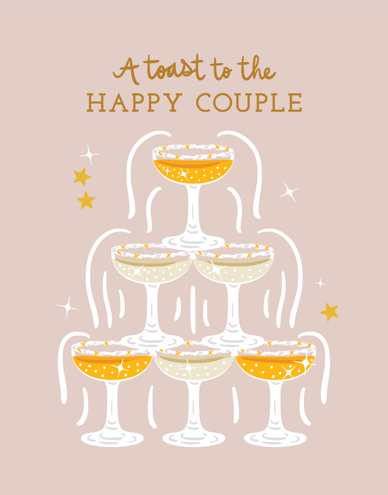 Happy Couple Toast