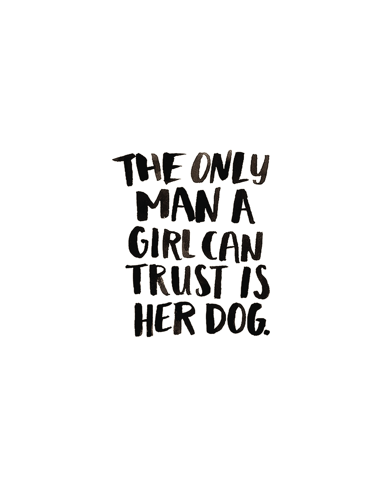 Girl Can Only Trust Her Dog