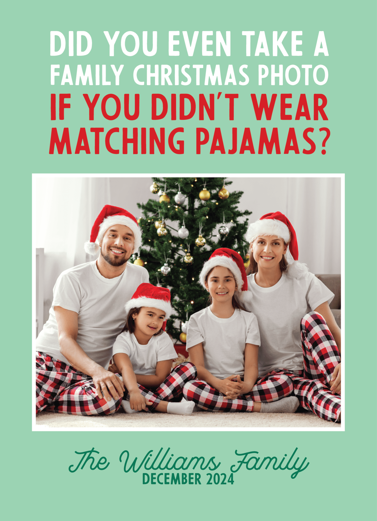 Matching Christmas Pajamas