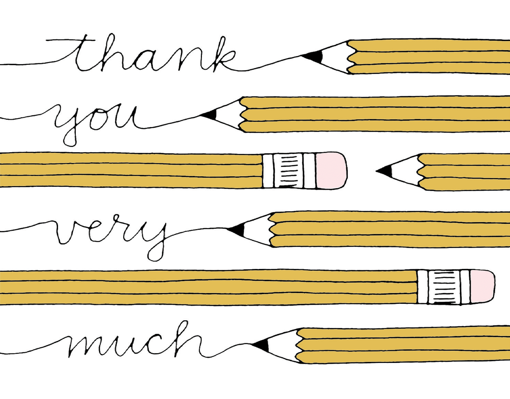 Thank You Pencils