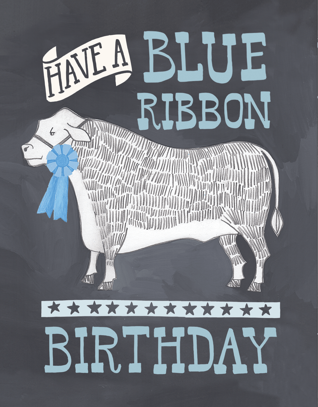Blue Ribbon Birthday