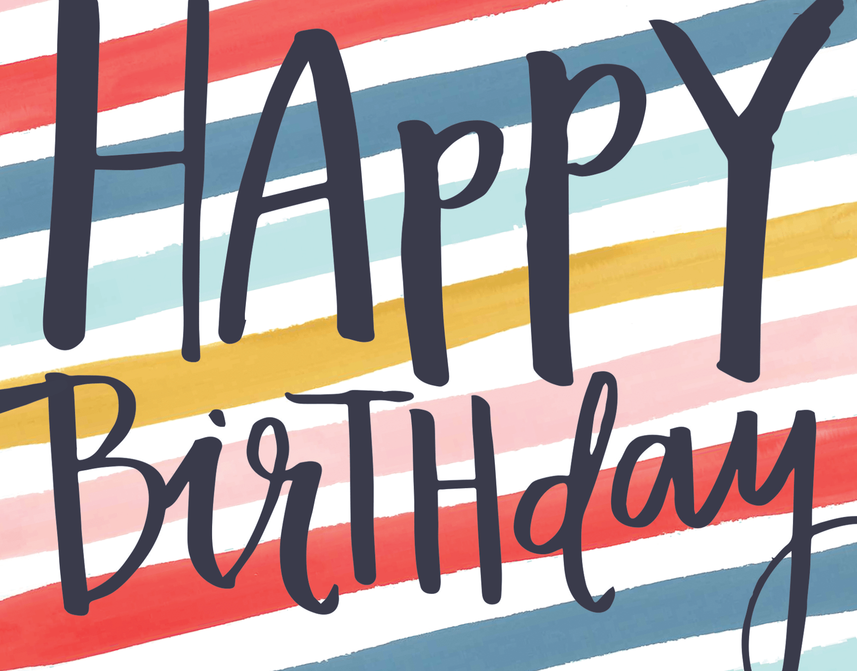 Birthday Stripes