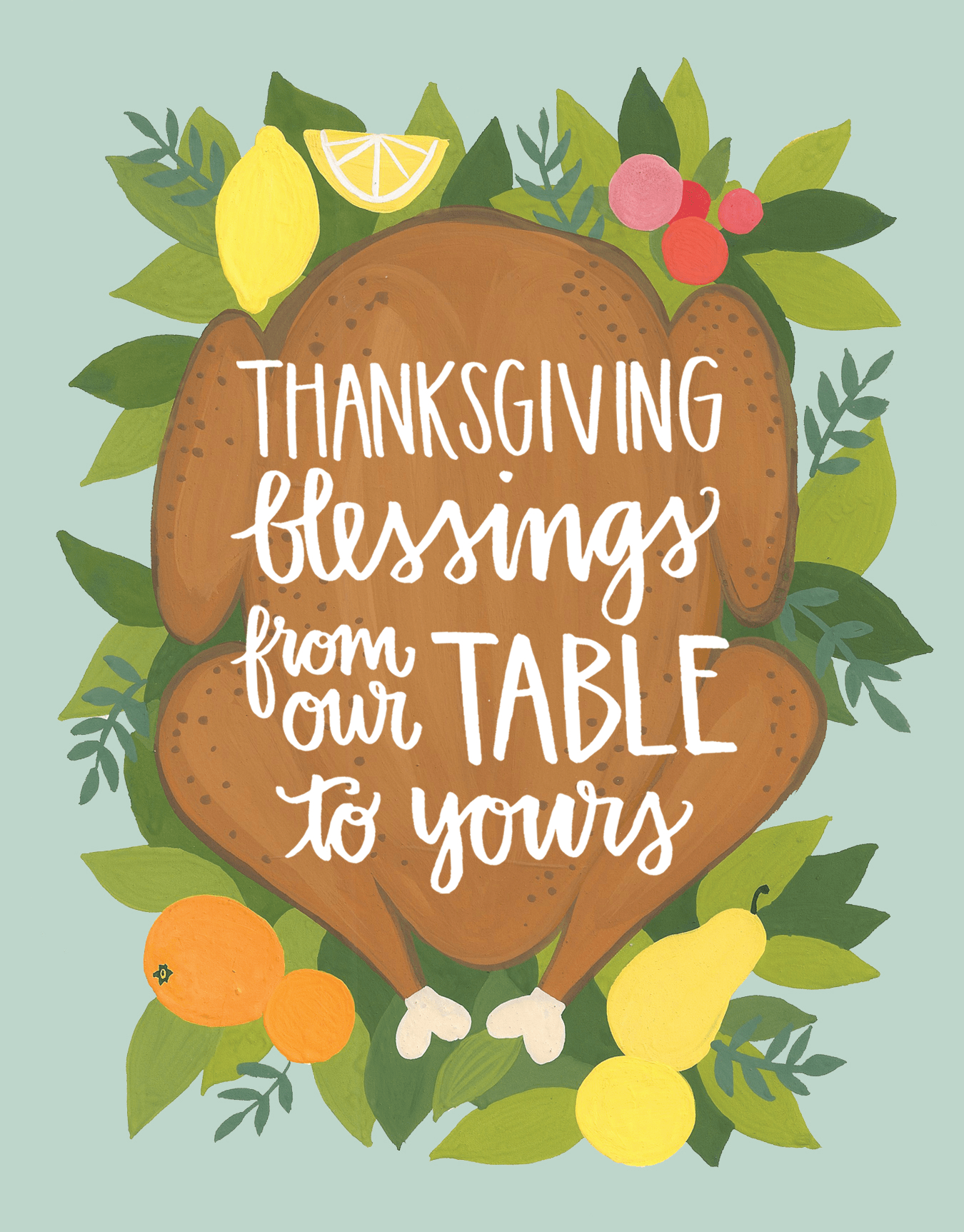 Thanksgiving Blessings