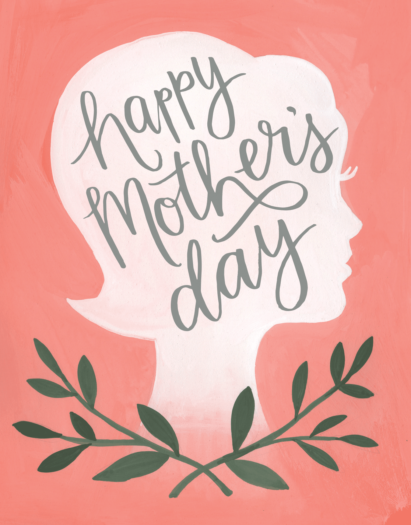 Mothers Day Silhoutte