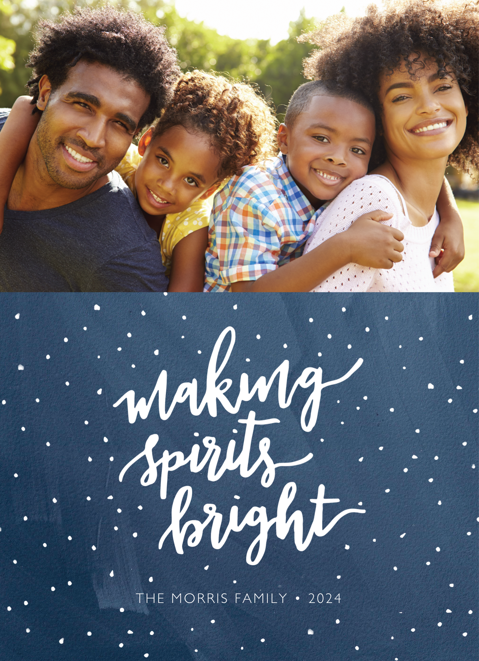 Making Spirits Bright Blue