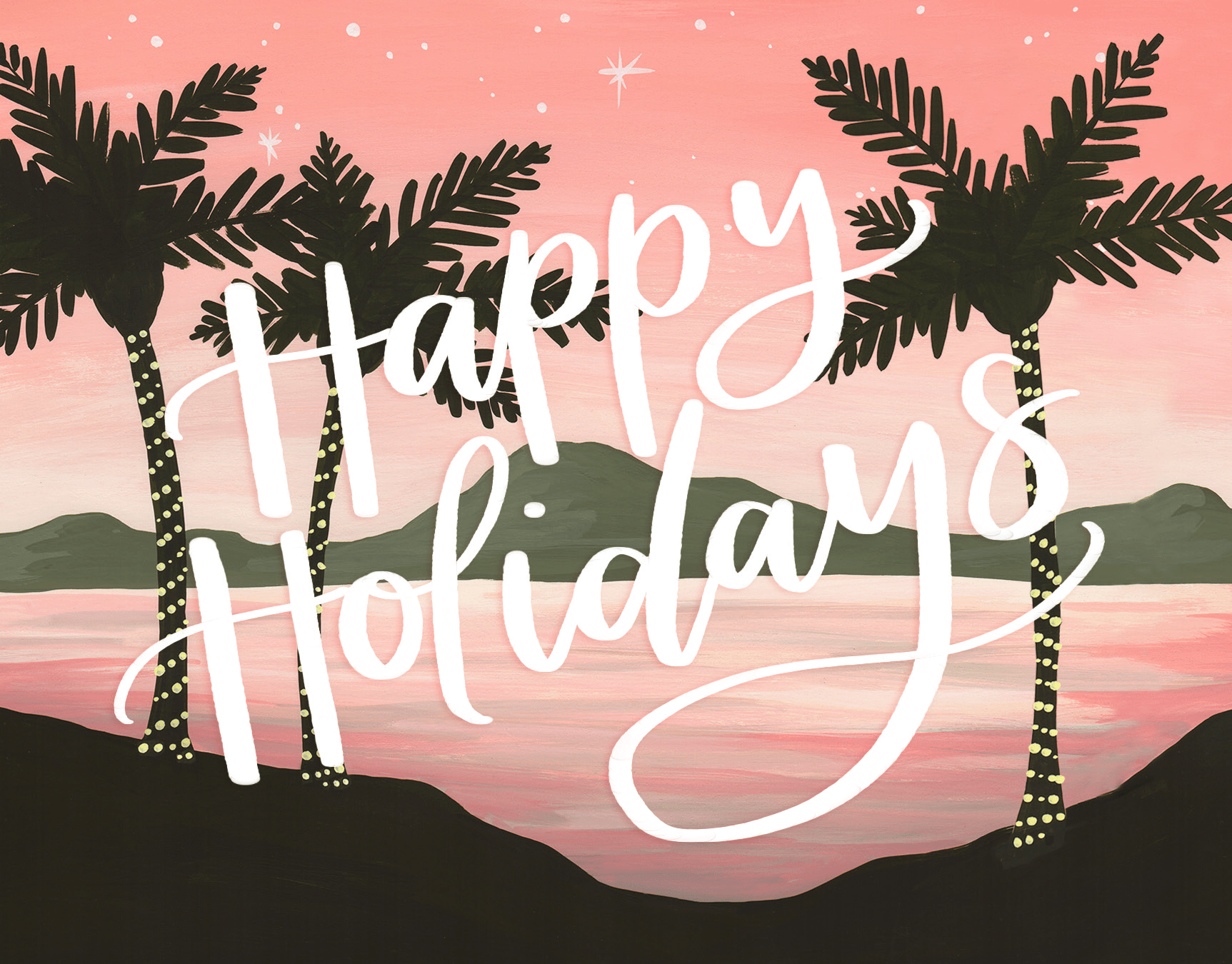 Holiday Palm Trees