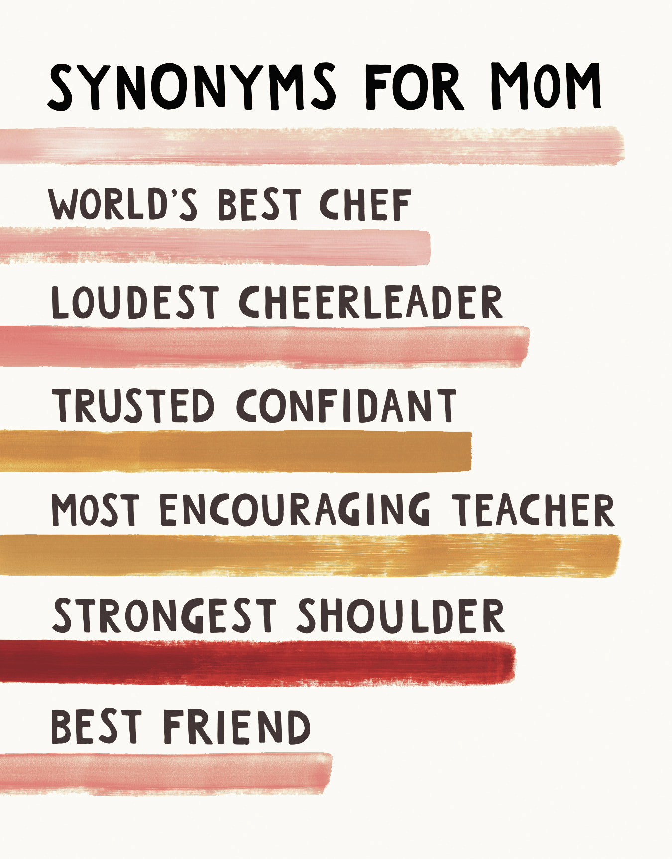 Mother's Day Synonyms 