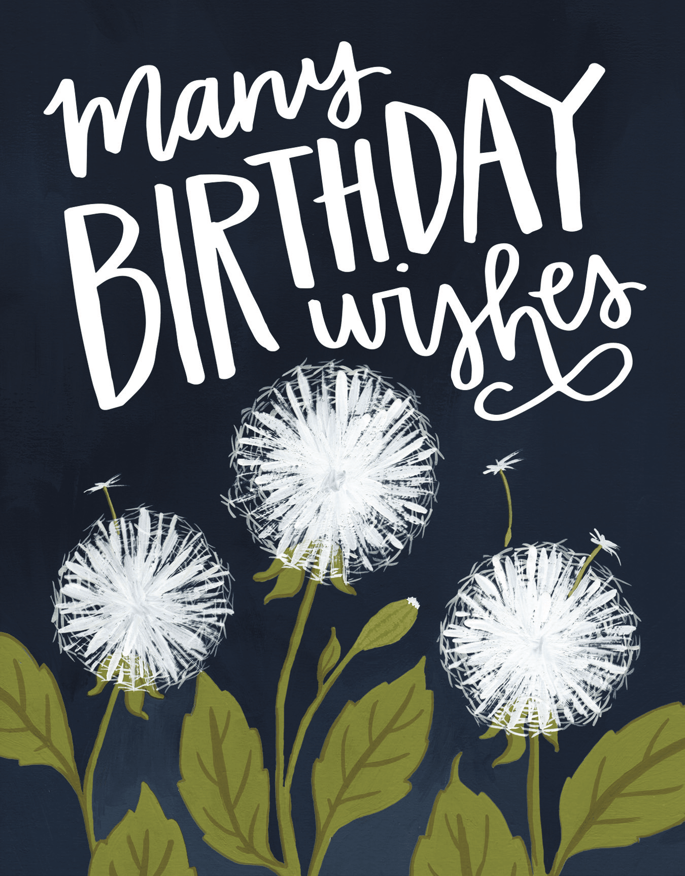 Birthday Dandelions 