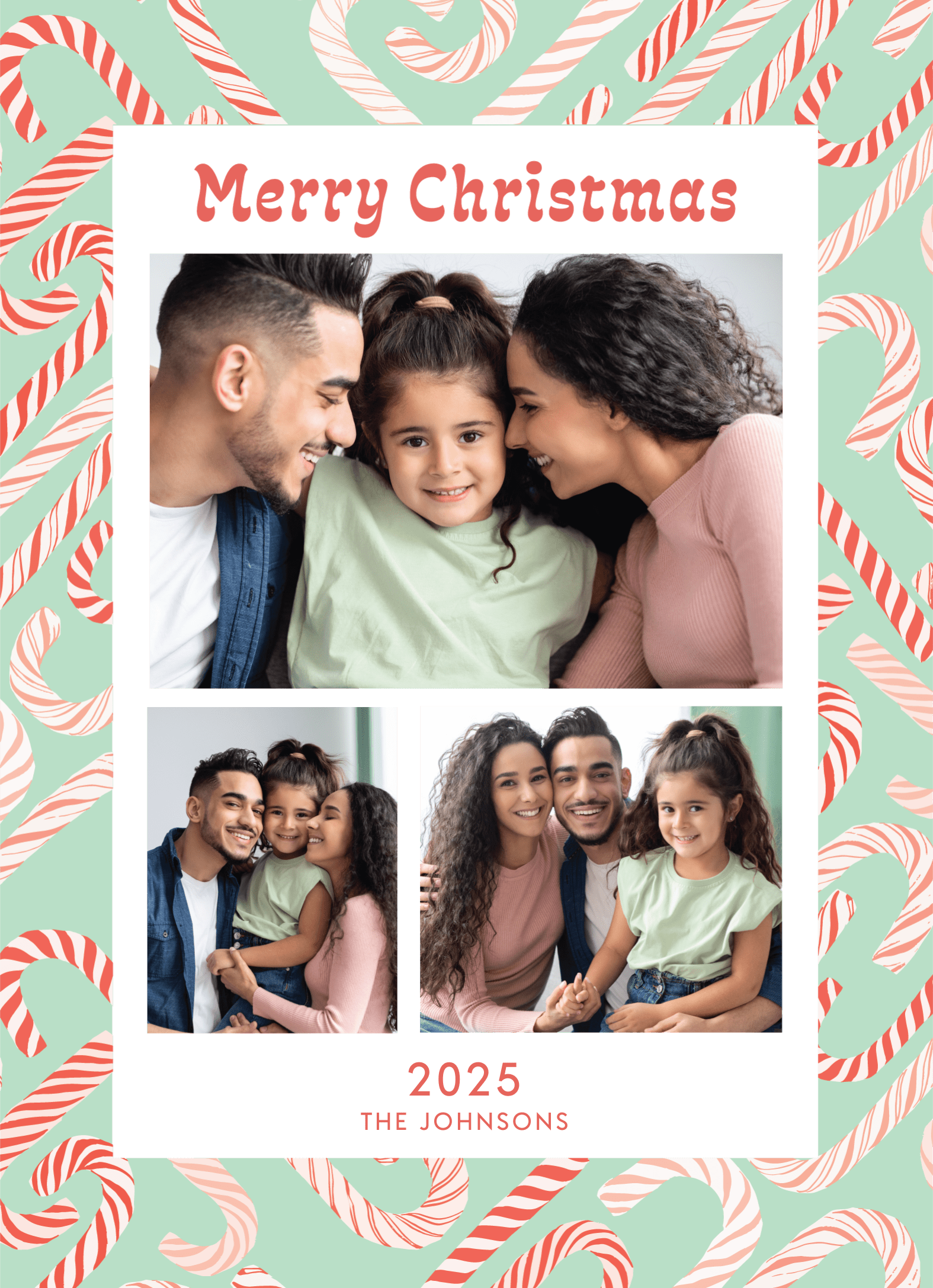 Candy Canes Frame