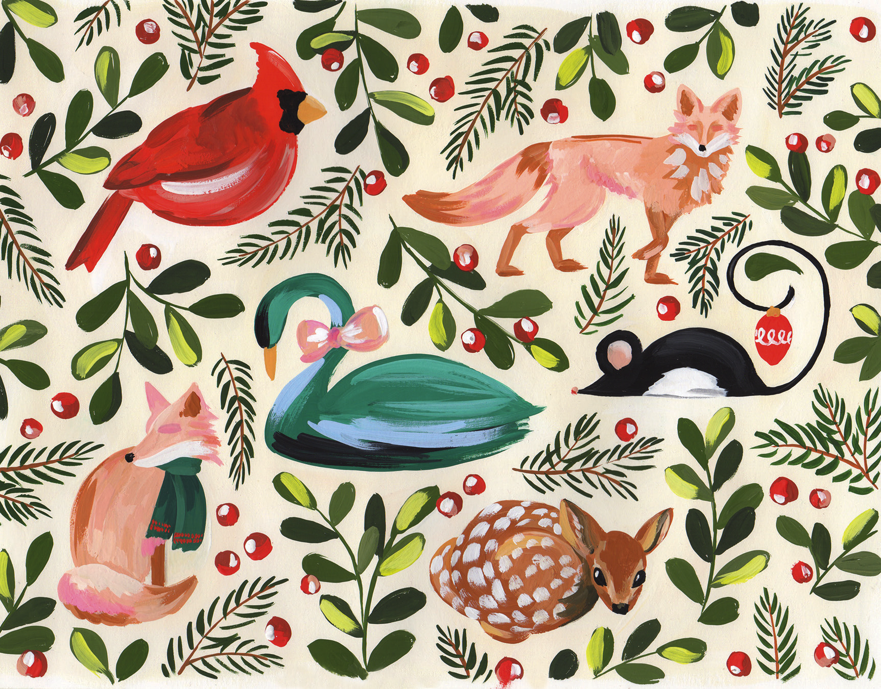 Holiday Woodland Animals