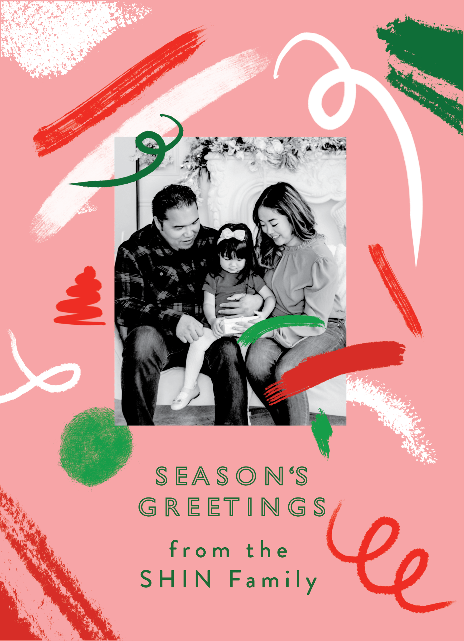 Festive Brush Strokes