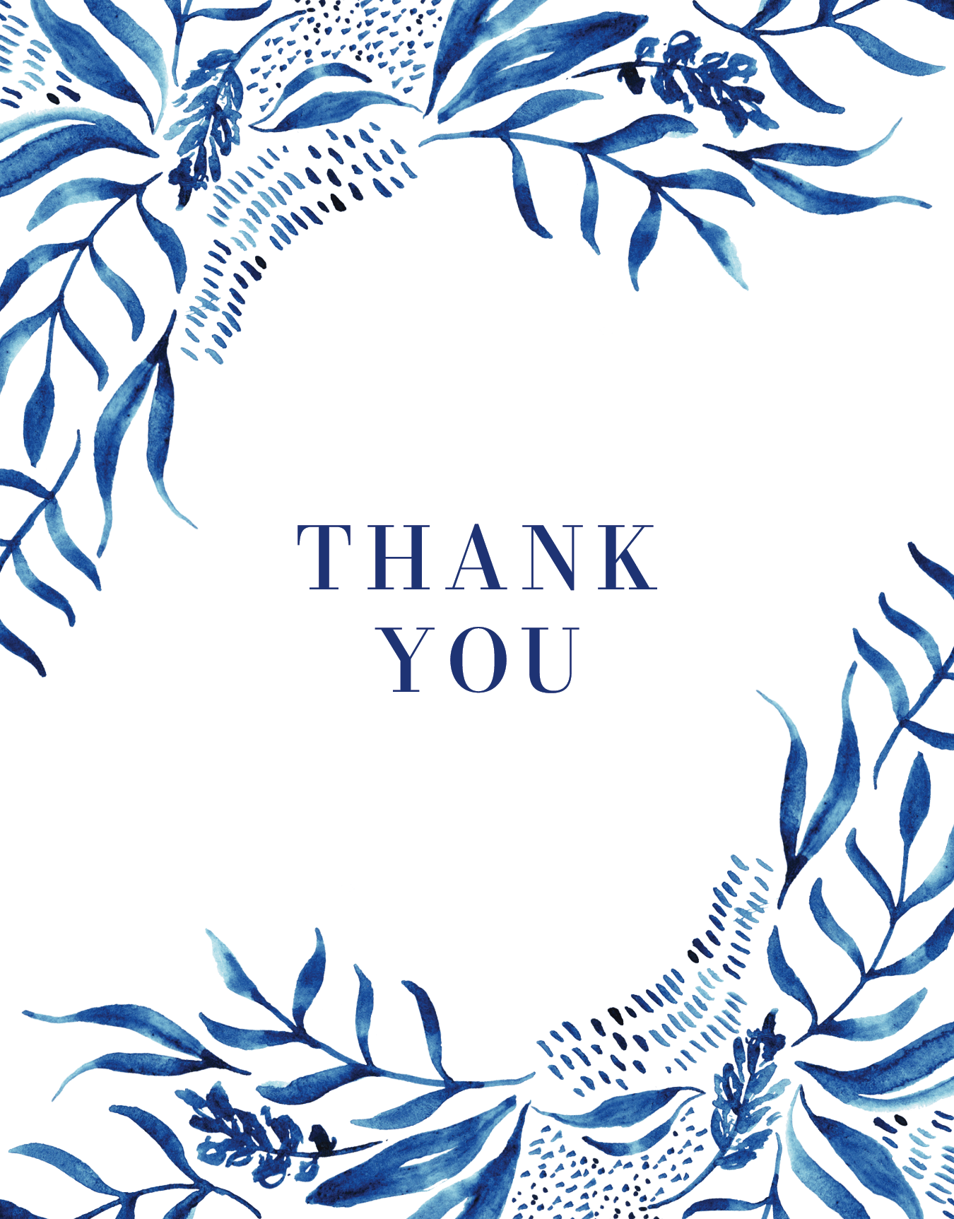 French Blue Thank You