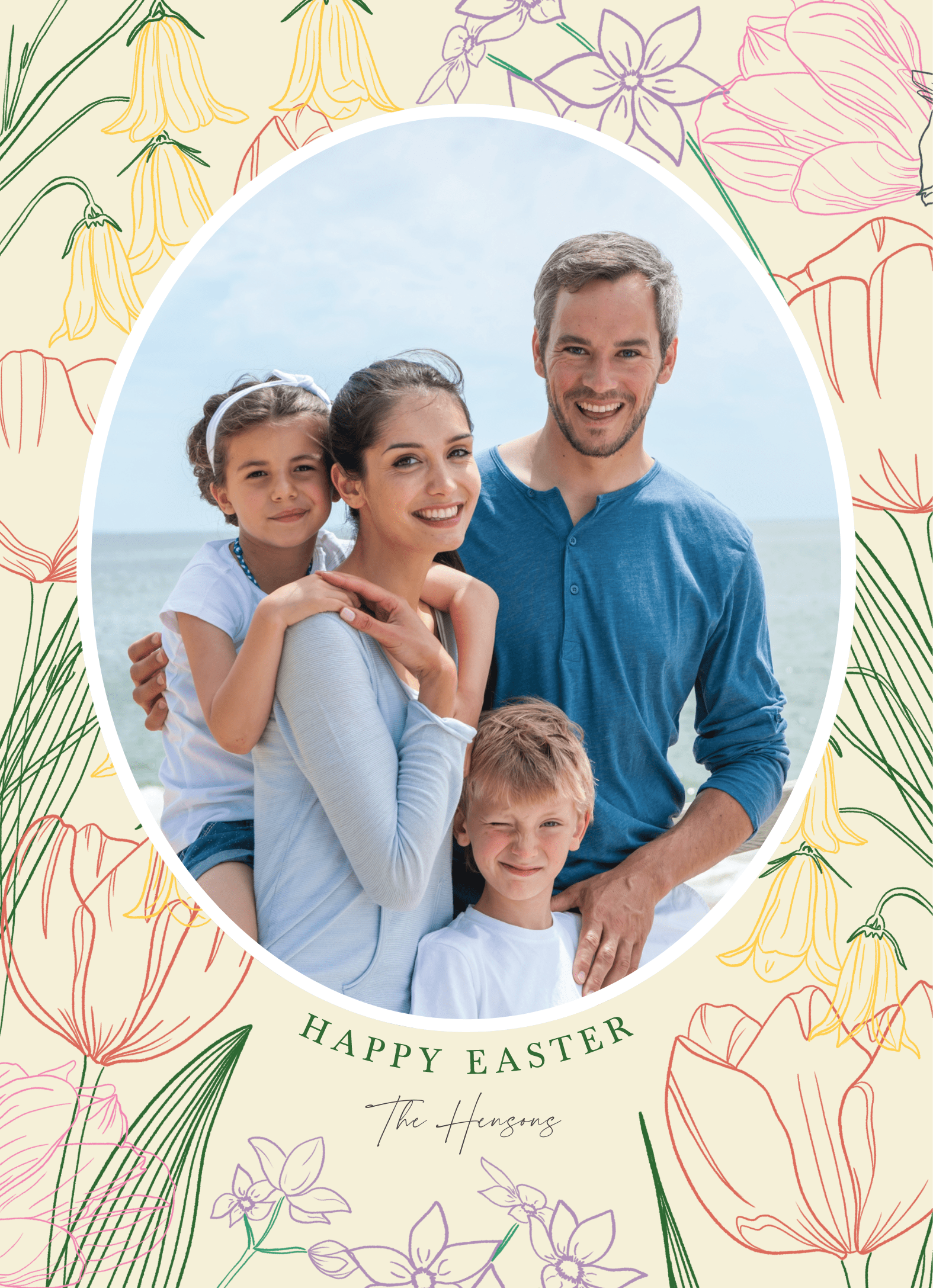 Floral Frame Easter