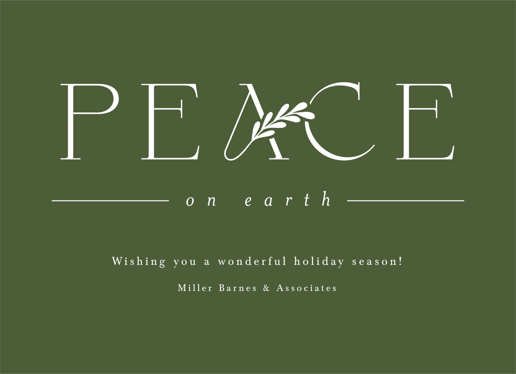 Peace On Earth Pine