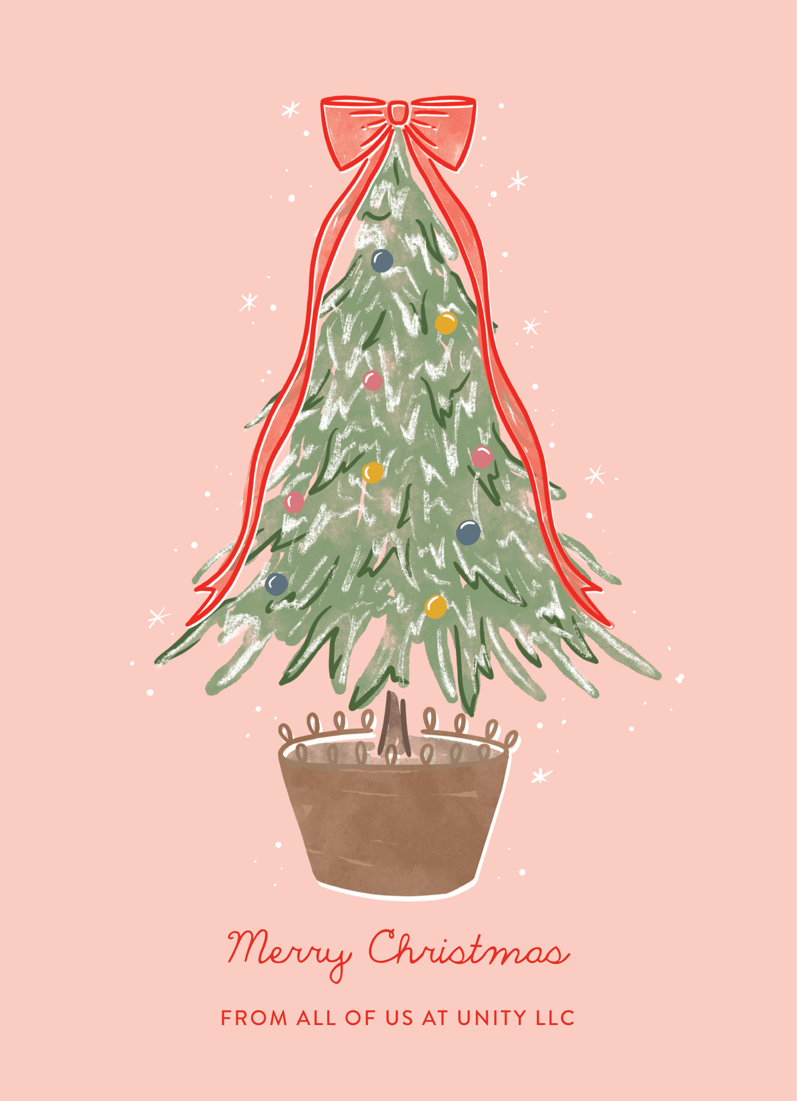 Flocked Tree