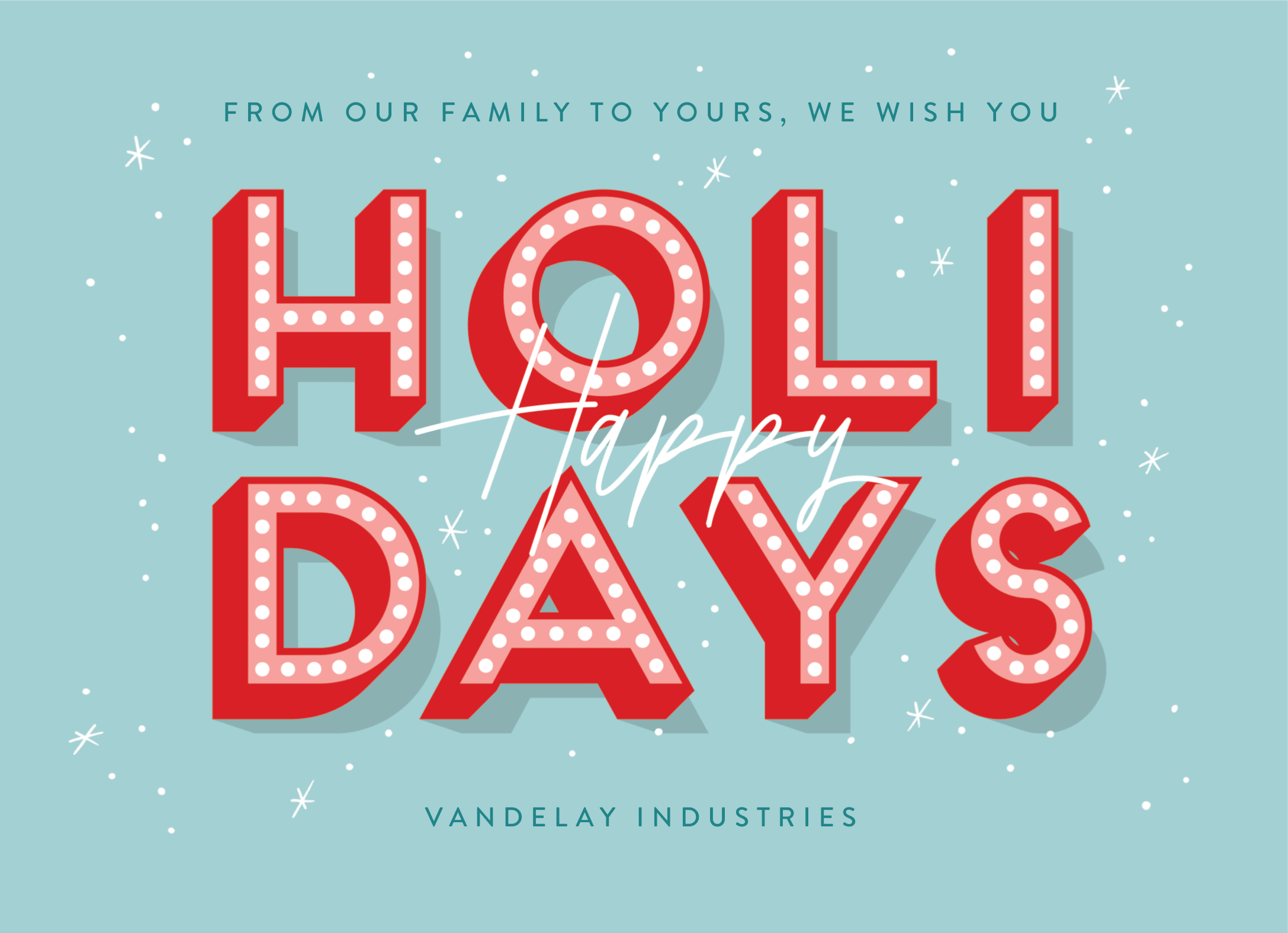 Holiday Signage 