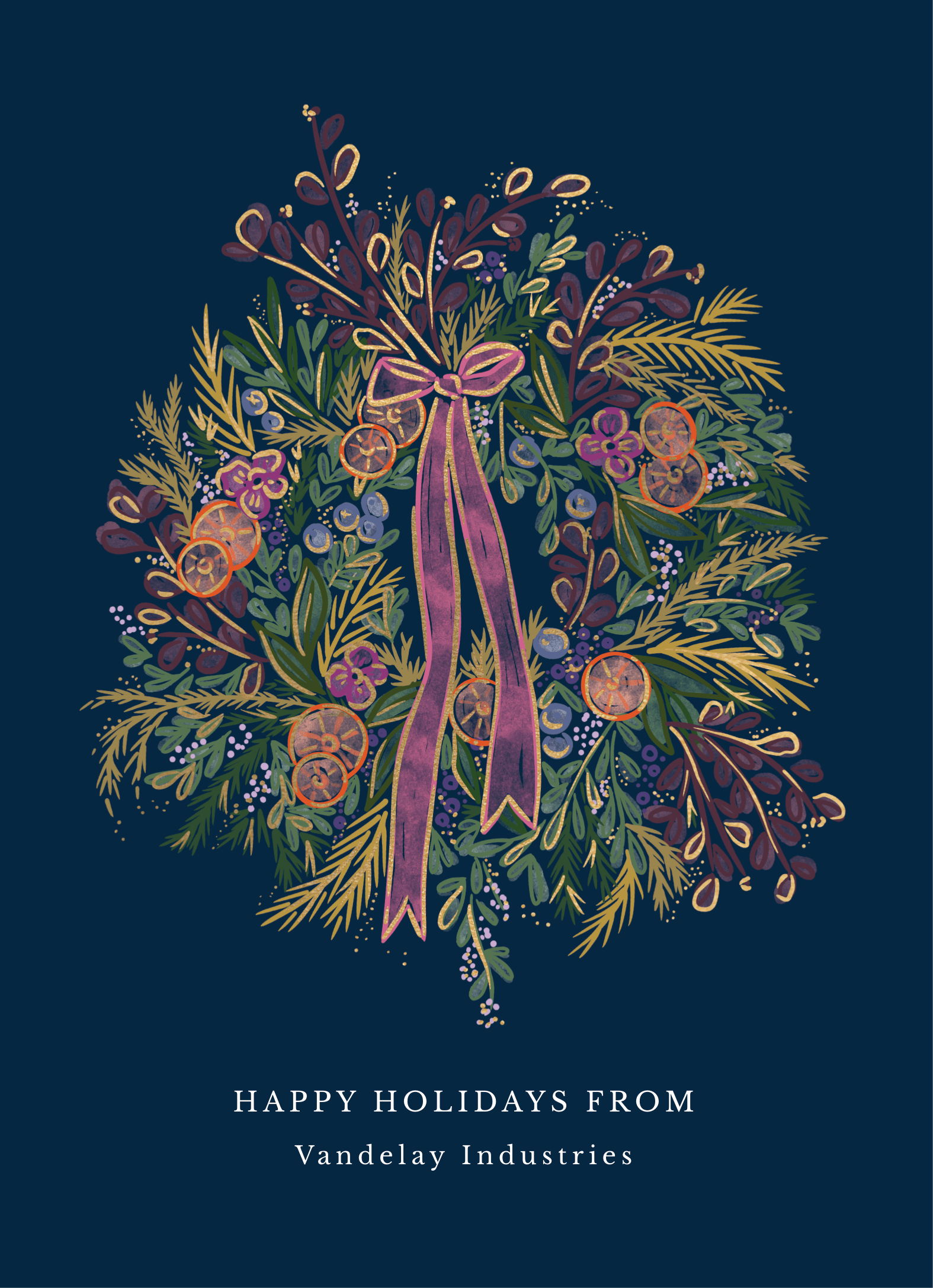 Dried Floral Wreath