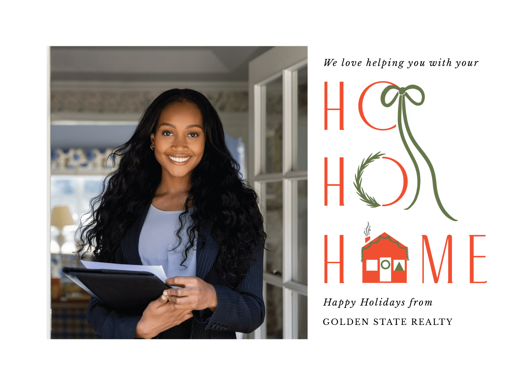 Ho Ho Home Realtor Holiday by Cindy Reynolds | Postable