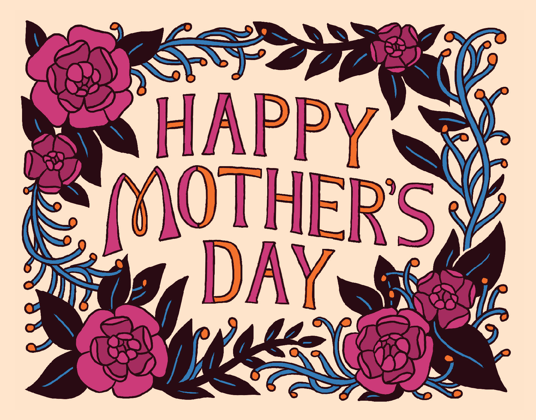 Mother's Day Flower Frame
