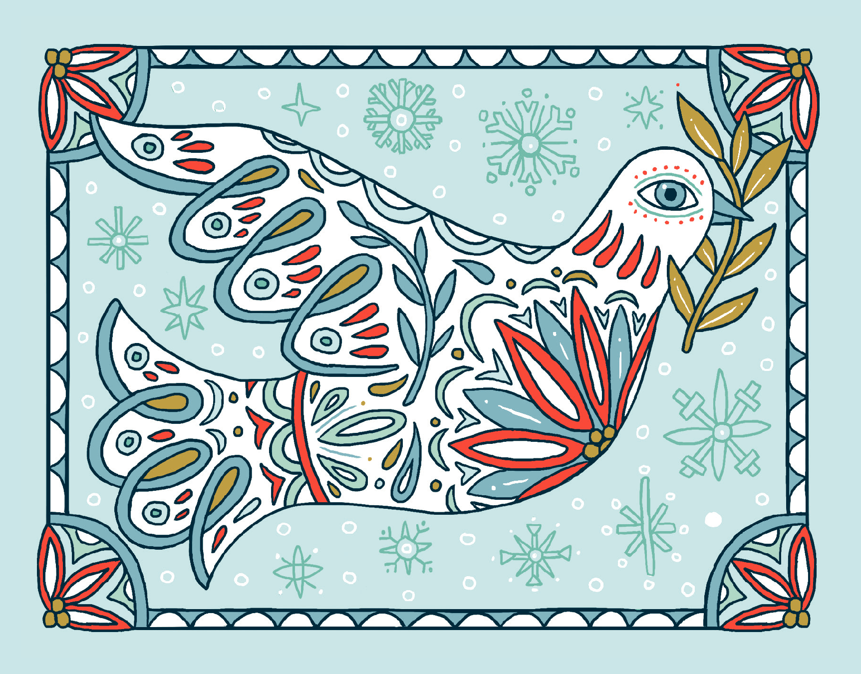 Holiday Dove