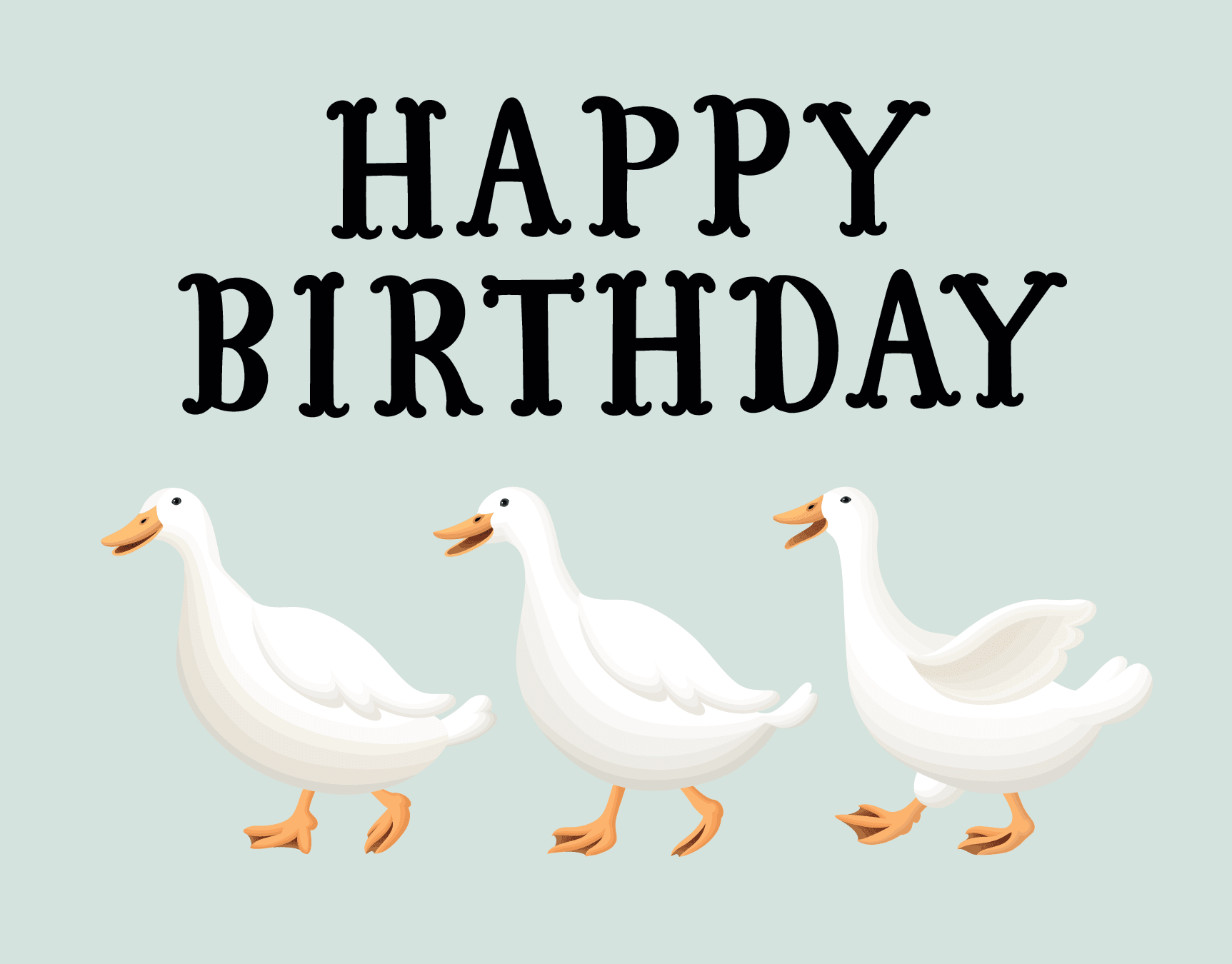 Ducks Birthday